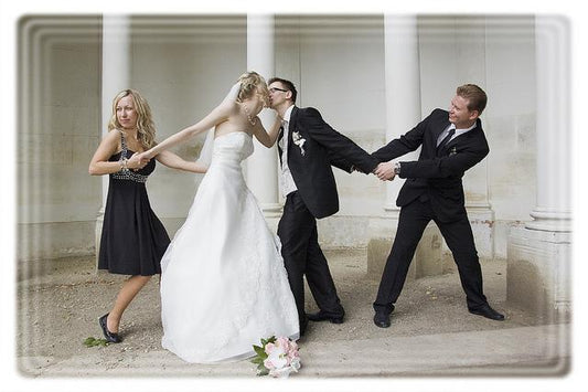 A whole new meaning for the word 'groomsman'